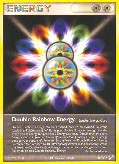 Double Rainbow Energy 88/95 — Pokémon EX Team Magma vs Team Aqua