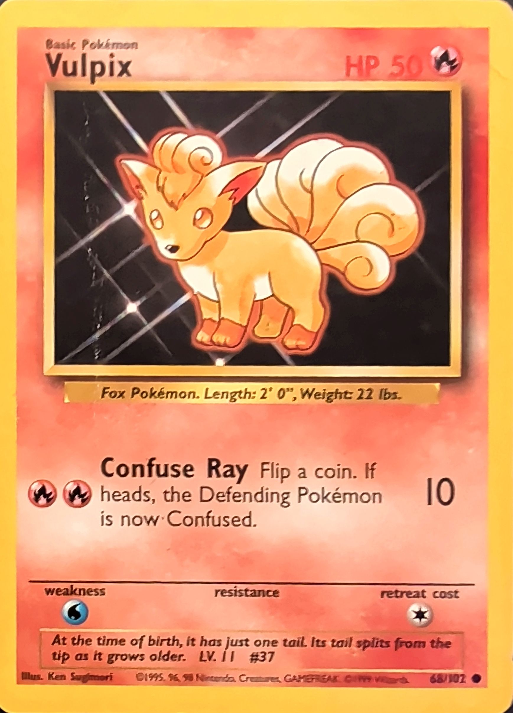 Vulpix Common Base Set 068/102 MP