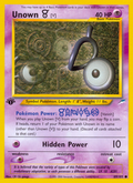 Unown [V] 89/105 — Pokémon Neo Destiny