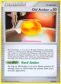Old Amber 89/99 Pokémon Arceus (2009) English card — catalogue reference