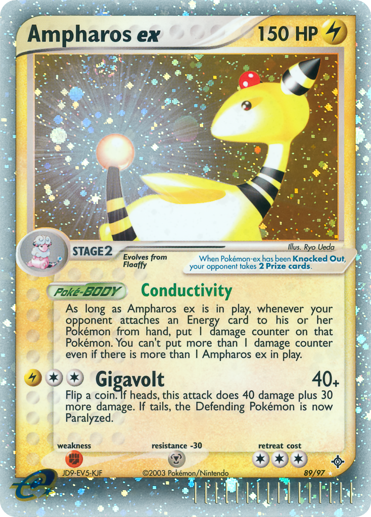 Ampharos ex 89/97 — Pokémon EX Dragon