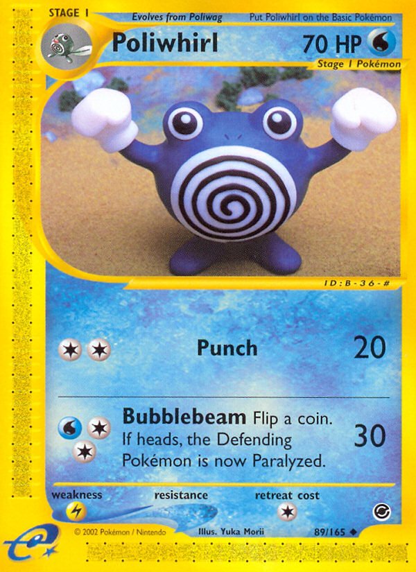 Poliwhirl 89/165 — Pokémon Expedition Base Set