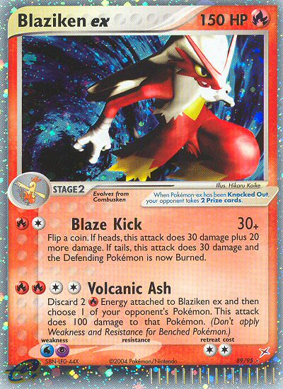 Blaziken ex 89/95 — Pokémon EX Team Magma vs Team Aqua
