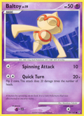 Baltoy 89/147 Pokémon Supreme Victors (2009) English card — catalogue reference