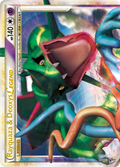 Rayquaza & Deoxys LEGEND (Top Half) 89/90 Pokémon Undaunted (2010) English card — catalogue reference