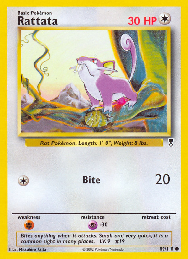 Rattata 89/110 — Pokémon Legendary Collection