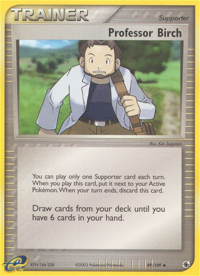 Professor Birch 89/109 — Pokémon EX Ruby & Sapphire
