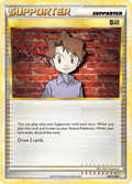 Bill 89/123 Pokémon HeartGold & SoulSilver (2010) English card — catalogue reference