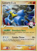 Lucario GL 8/111 Pokémon Rising Rivals (2009) English card — catalogue reference