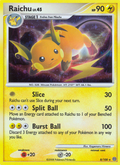 Raichu 8/100 Pokémon Stormfront (2008) English card — catalogue reference