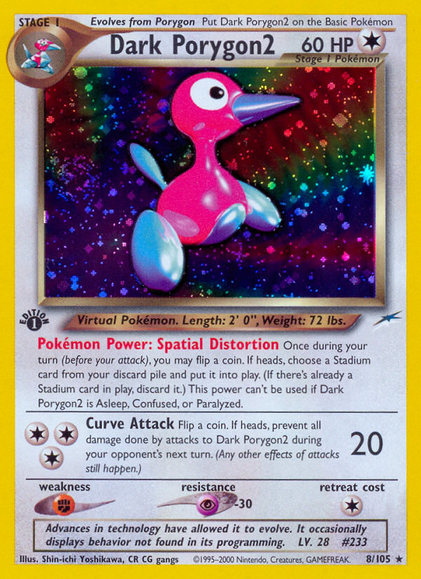 Dark Porygon2 8/105 — Pokémon Neo Destiny