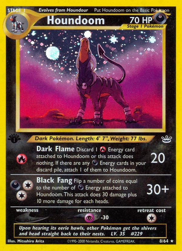 Houndoom 8/64 — Pokémon Neo Revelation