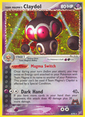 Team Magma's Claydol 8/95 — Pokémon EX Team Magma vs Team Aqua