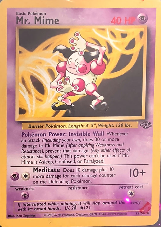 Mr. Mime (22) Rare Jungle 22/64 MP