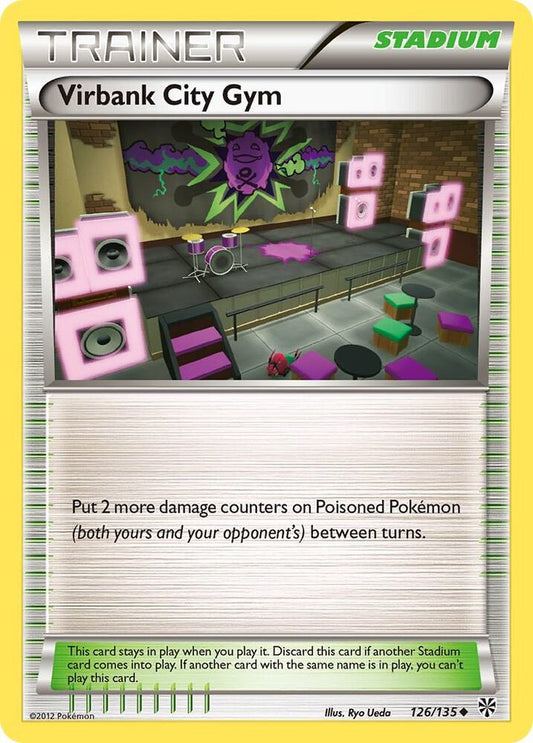 Virbank City Gym Uncommon Plasma Storm 126/135 MP (Back)