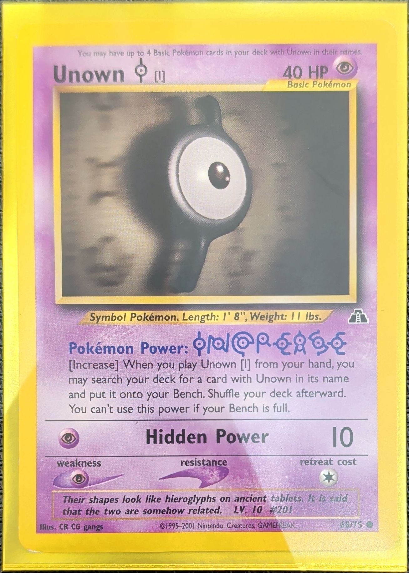 Unown [I] Common Neo Discovery 68/75 MP