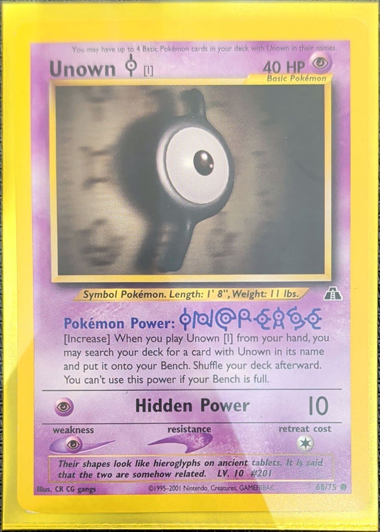 Unown [I] Common Neo Discovery 68/75 MP