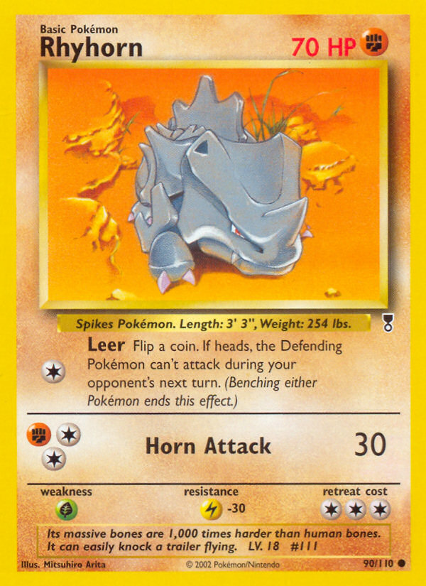 Rhyhorn 90/110 — Pokémon Legendary Collection