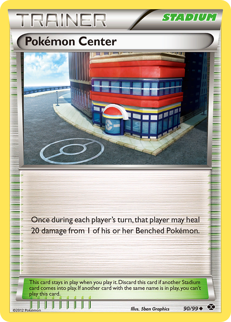 Pokémon Center 90/99 Pokémon Next Destinies (2012) English card — catalogue reference