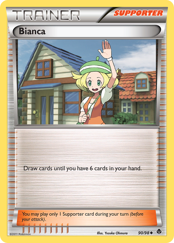 Bianca 90/98 Pokémon Emerging Powers (2011) English card — catalogue reference
