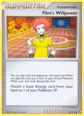 Flint's Willpower 91/111 Pokémon Rising Rivals (2009) English card — catalogue reference