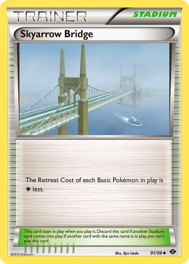 Skyarrow Bridge 91/99 Pokémon Next Destinies (2012) English card — catalogue reference