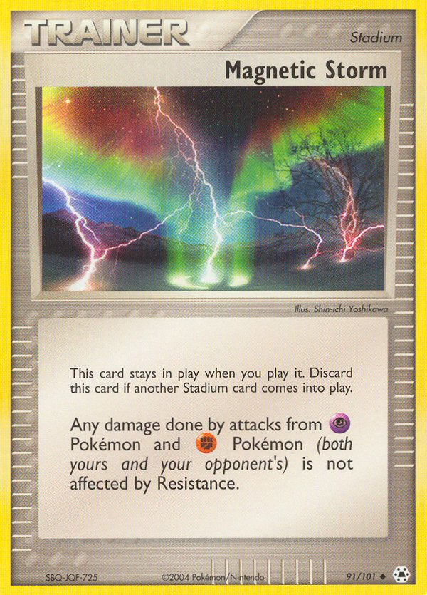 Magnetic Storm 91/101 Pokémon EX Hidden Legends 2004