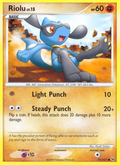 Riolu 91/127 Pokémon Platinum (2009) English card — catalogue reference