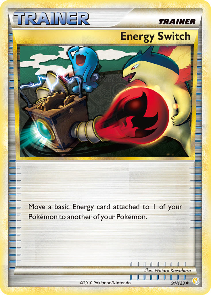 Energy Switch 91/123 Pokémon HeartGold & SoulSilver (2010) English card — catalogue reference