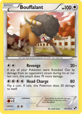 Bouffalant 91/114 Pokémon Black & White (2011) English card — catalogue reference
