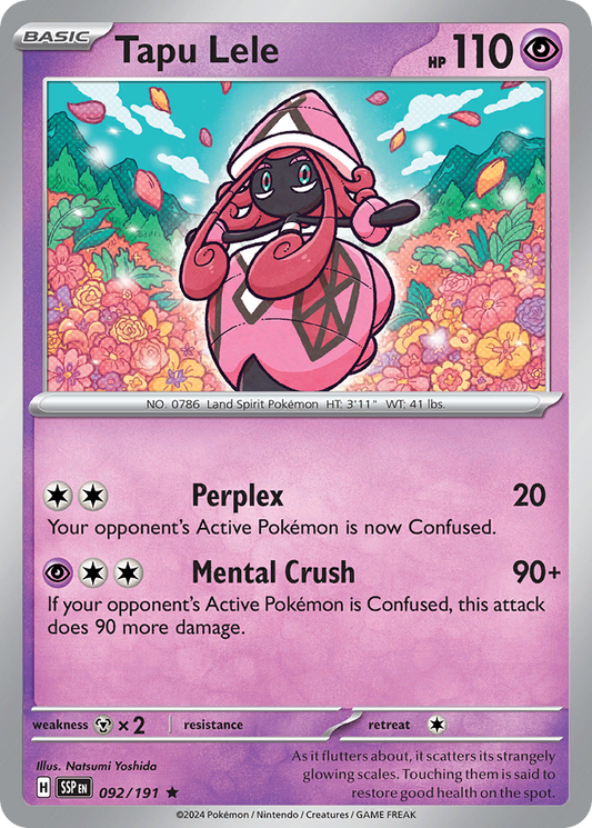 Pokemon Tapu Lele Surging Sparks 092/191