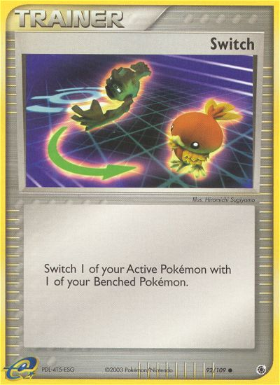 Switch 92/109 — Pokémon EX Ruby & Sapphire