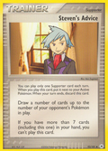 Steven's Advice 92/101 Pokémon EX Hidden Legends 2004