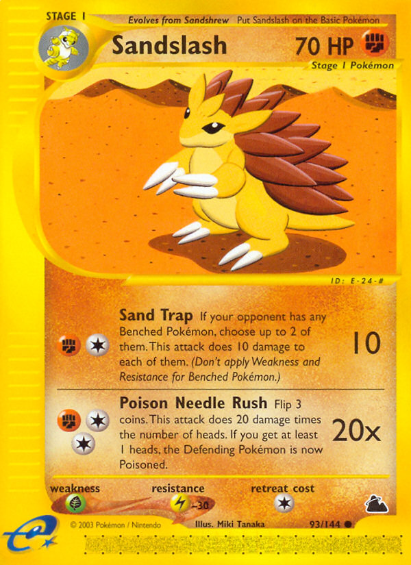 Sandslash 93/144 — Pokémon Skyridge