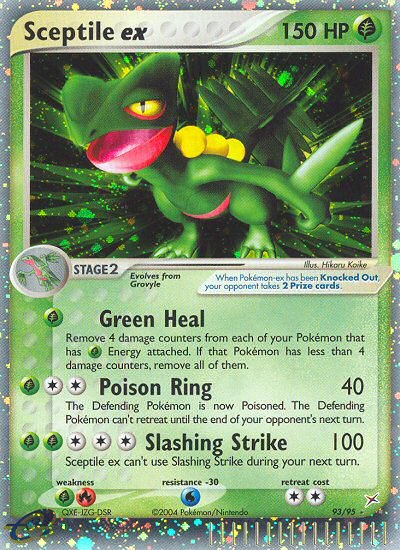 Sceptile ex 93/95 — Pokémon EX Team Magma vs Team Aqua