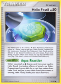 Helix Fossil 93/99 Pokémon Arceus (2009) English card — catalogue reference