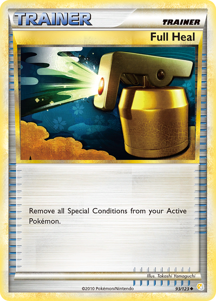 Full Heal 93/123 Pokémon HeartGold & SoulSilver (2010) English card — catalogue reference