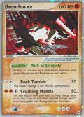 Groudon ex 93/101 Pokémon EX Hidden Legends 2004