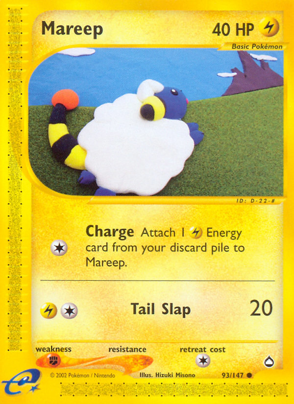 Mareep 93/147 — Pokémon Aquapolis
