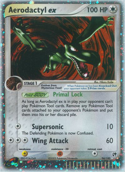Aerodactyl ex 94/100 — Pokémon EX Sandstorm