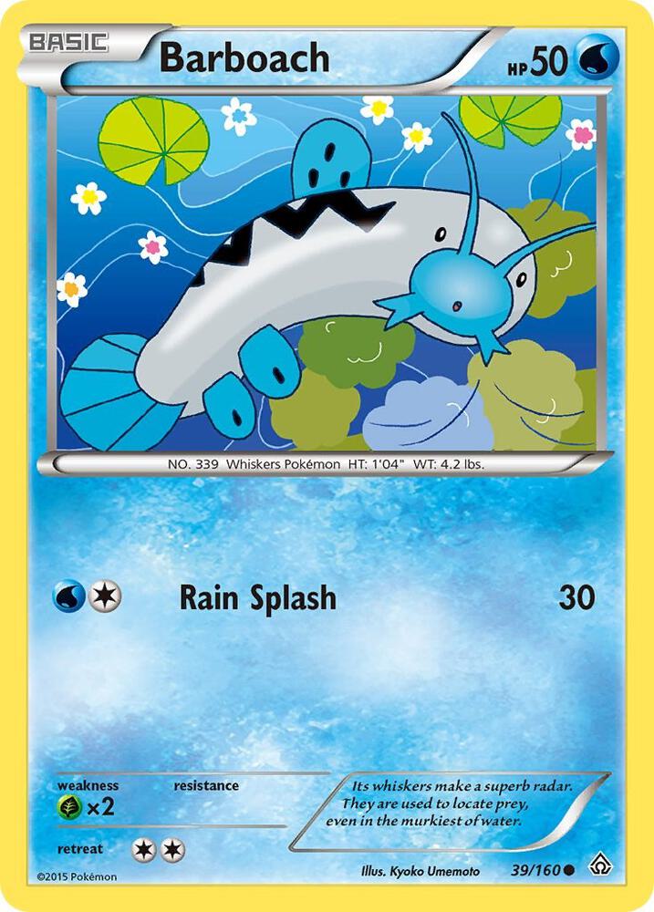 Barboach Common XY - Primal Clash 39/160 MP (Back)