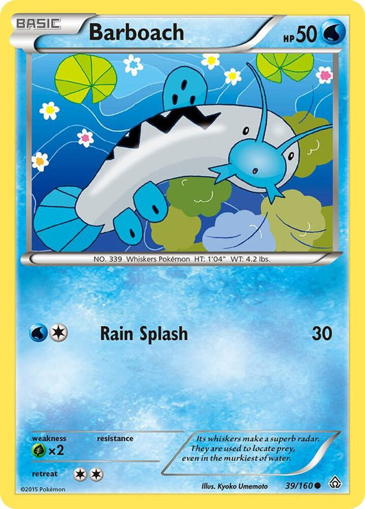 Barboach Common XY - Primal Clash 39/160 MP (Back)
