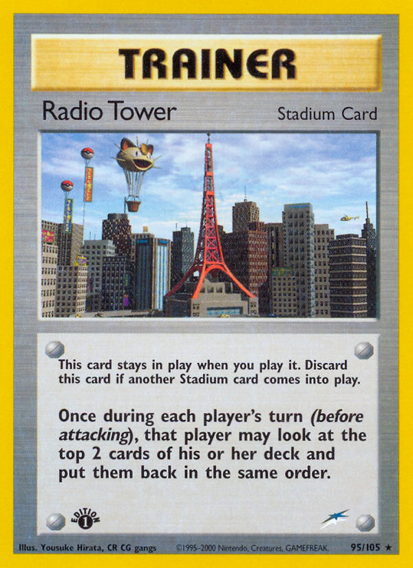 Radio Tower 95/105 — Pokémon Neo Destiny