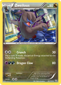 Zweilous 95/124 Pokémon Dragons Exalted (2012) English card — catalogue reference