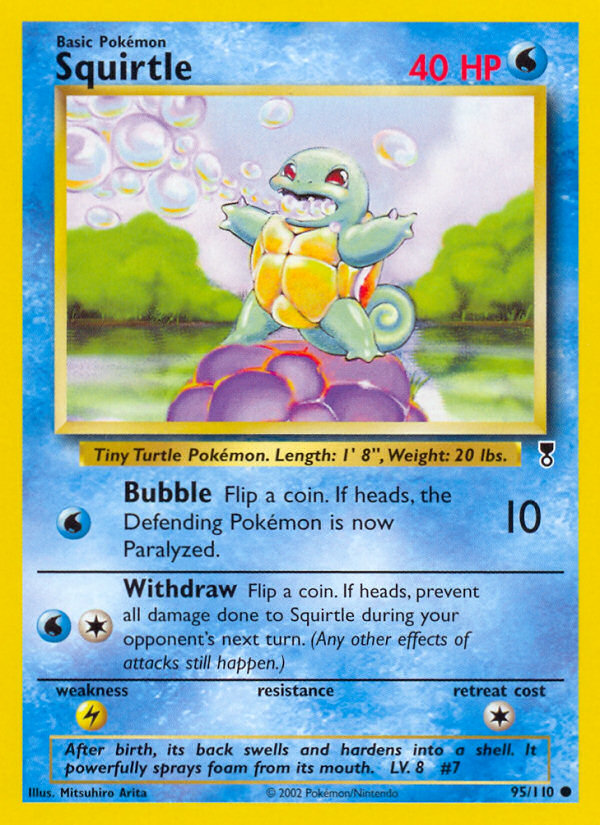 Squirtle 95/110 — Pokémon Legendary Collection