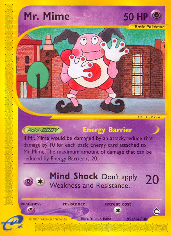 Mr. Mime 95/147 — Pokémon Aquapolis