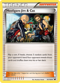 Hooligans Jim & Cas 95/108 Pokémon Dark Explorers (2012) English card — catalogue reference
