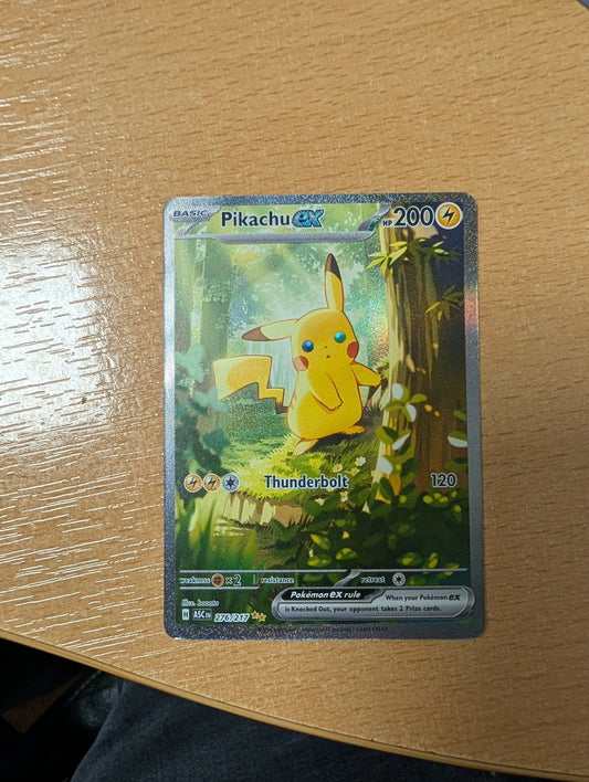 Pokemon Pikachu ex Ascended Heroes 276/217 (mark shown in picture)
