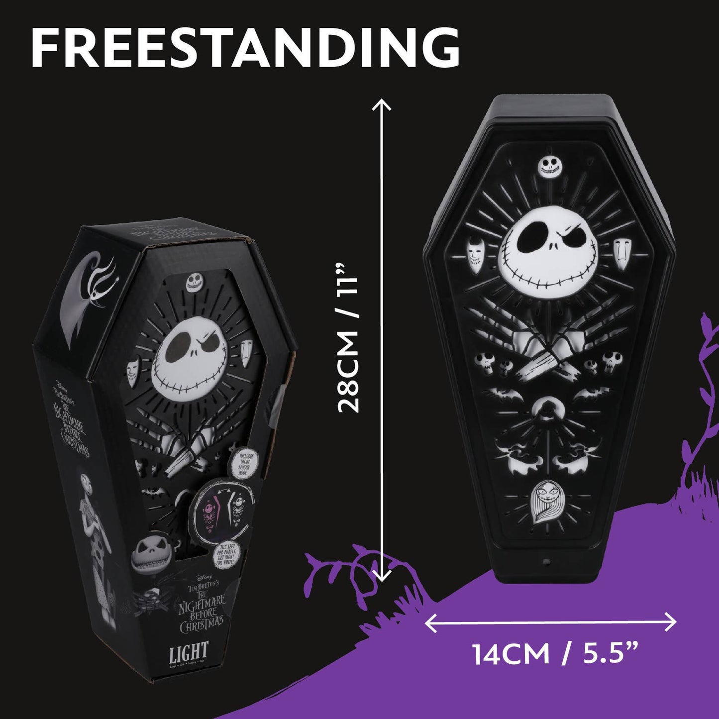 Paladone UK - Nightmare Before Christmas Coffin 3D Light