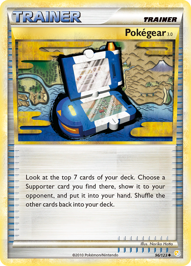 Pokégear 3.0 96/123 Pokémon HeartGold & SoulSilver (2010) English card — catalogue reference